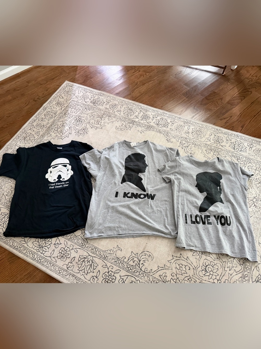 3 adult XL STAR WARS shirts